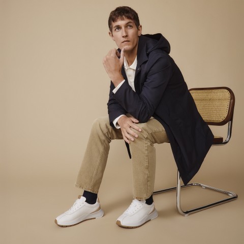 Giacca con cappuccio JACOPO UOMO Blu Notte - image number 6 | GEOX