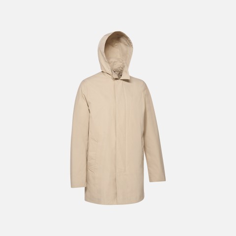 Jacket with hood JACOPO MAN Humus - image number 4 | GEOX