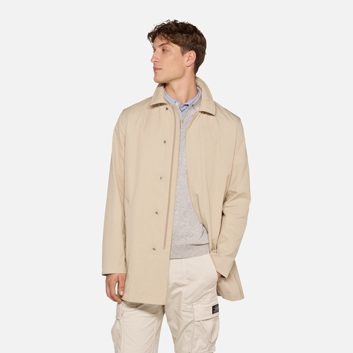 Jacket with hood JACOPO MAN Humus | GEOX