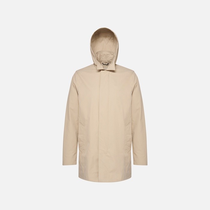 Jacket with hood JACOPO MAN Humus | GEOX
