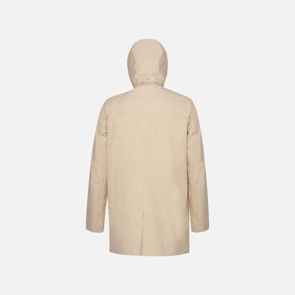 Jacket with hood JACOPO MAN Humus - image number 5 | GEOX