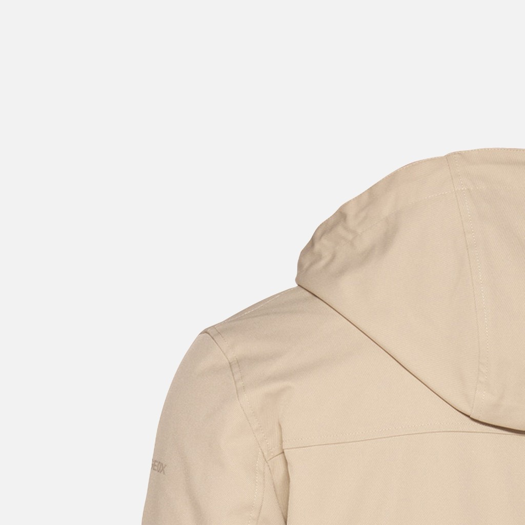 Jacket with hood JACOPO MAN Humus - image number 6 | GEOX
