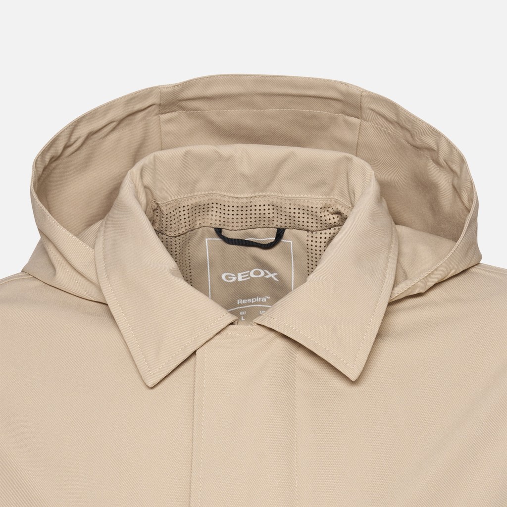 Jacket with hood JACOPO MAN Humus - image number 7 | GEOX