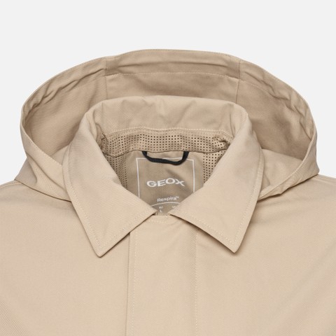 Jacket with hood JACOPO MAN Humus - image number 7 | GEOX