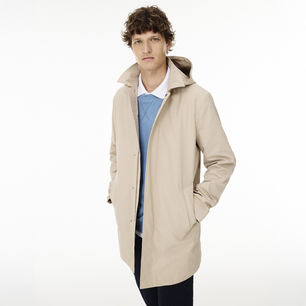 Jacket with hood JACOPO MAN Humus - image number 8 | GEOX