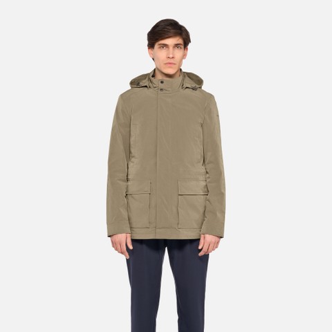 Veste mi-saison DAMON HOMME Brun vert - image number 1 | GEOX