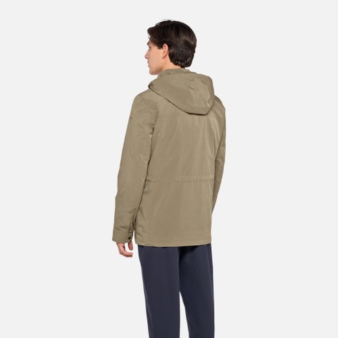 Veste mi-saison DAMON HOMME Brun vert - image number 2 | GEOX