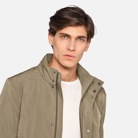 Veste mi-saison DAMON HOMME Brun vert - image number 3 | GEOX