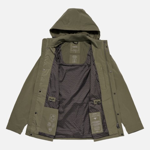 Veste mi-saison DAMON HOMME Brun vert - image number 9 | GEOX
