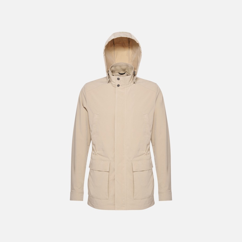 Mid-season jacket DAMON MAN Humus - image number 3 | GEOX