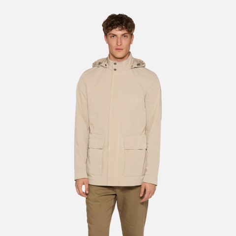 Mid-season jacket DAMON MAN Humus - image number 1 | GEOX