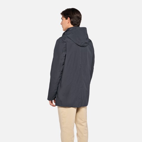 Wasserdichte Jacke DORAY ABX HERR Nachtblau - image number 2 | GEOX