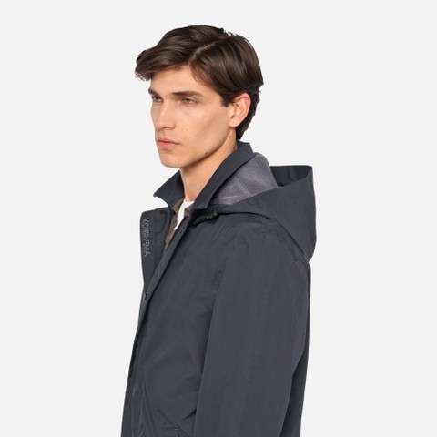 Wasserdichte Jacke DORAY ABX HERR Nachtblau - image number 3 | GEOX