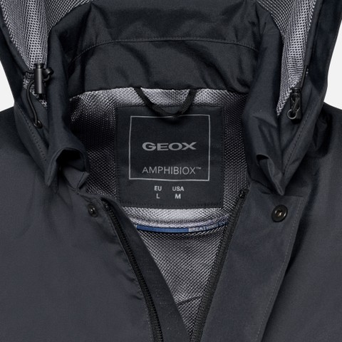 Waterproof jacket DORAY ABX MAN Sky captain - image number 4 | GEOX