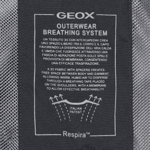 Waterproof jacket DORAY ABX MAN Sky captain - image number 11 | GEOX