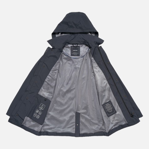 Wasserdichte Jacke DORAY ABX HERR Nachtblau - image number 9 | GEOX