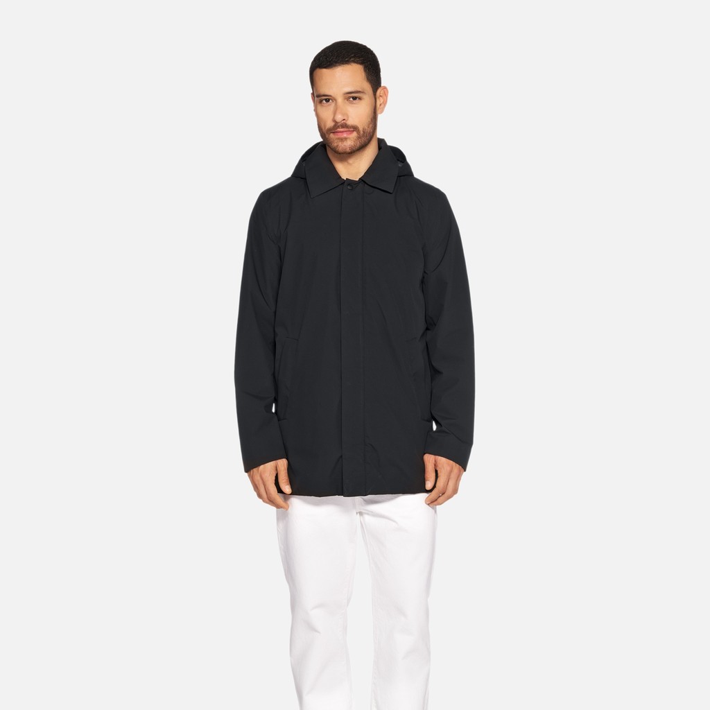 Waterproof jacket DORAY ABX MAN Caviar - image number 1 | GEOX