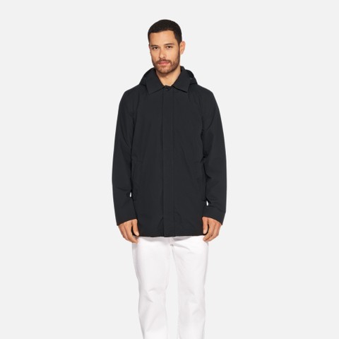 Waterproof jacket DORAY ABX MAN Caviar - image number 1 | GEOX