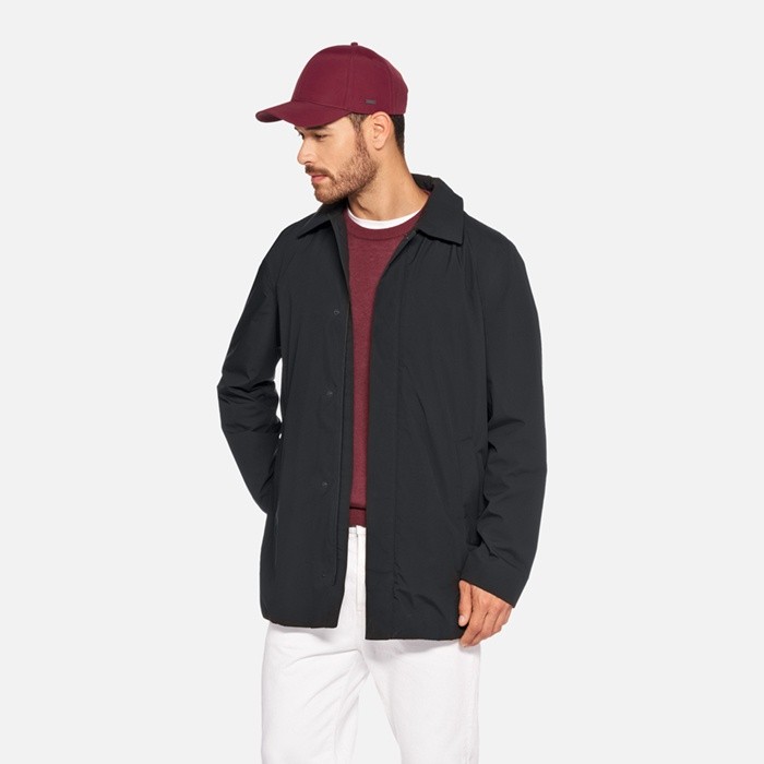 Waterproof jacket DORAY ABX MAN Caviar | GEOX