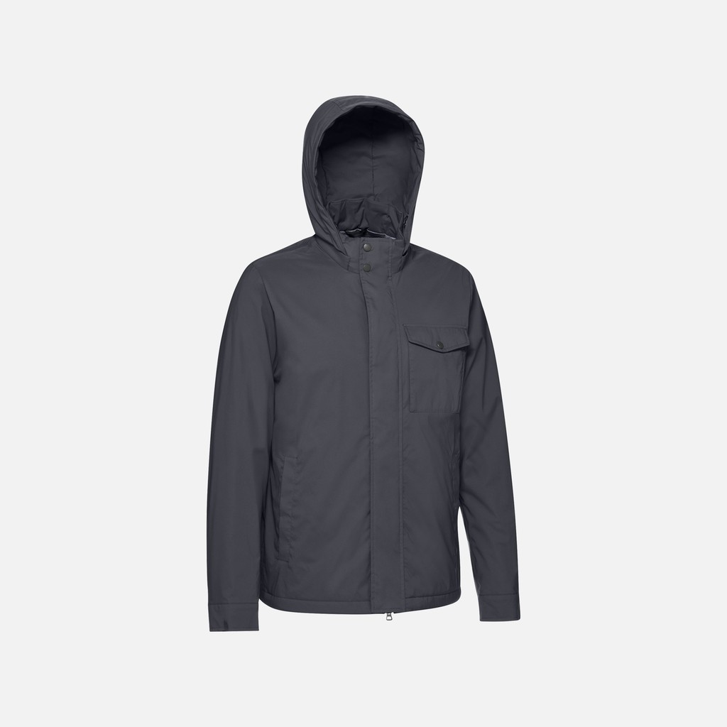 Jacke mit Kapuze DUBLIN HERR Nachtblau - image number 1 | GEOX