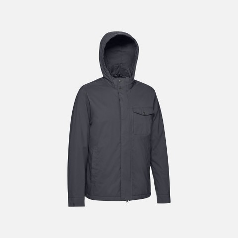 Jacke mit Kapuze DUBLIN HERR Nachtblau - image number 1 | GEOX