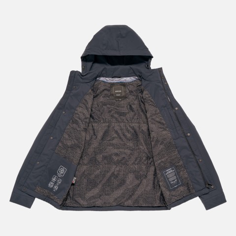 Veste &agrave; capuche DUBLIN HOMME Bleu nuit - image number 5 | GEOX