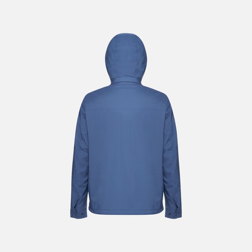Jacke mit Kapuze DUBLIN HERR Kobaltblau - image number 5 | GEOX