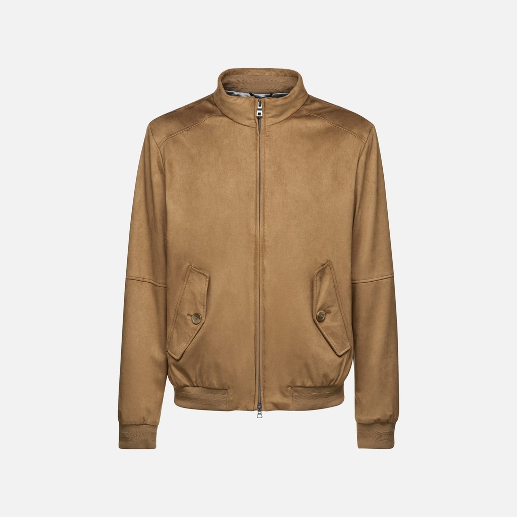 Bomber jacket BLAINEY MAN Dark Tannin - image number 2 | GEOX