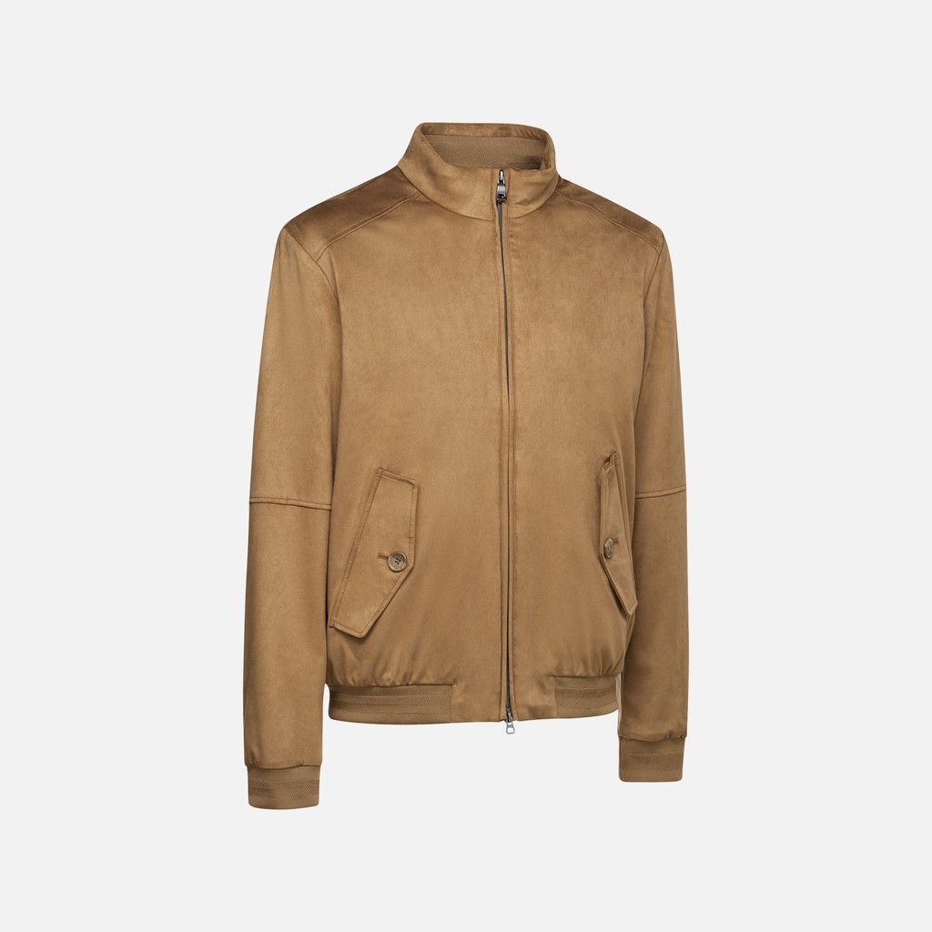 Bomber jacket BLAINEY MAN Dark Tannin - image number 3 | GEOX