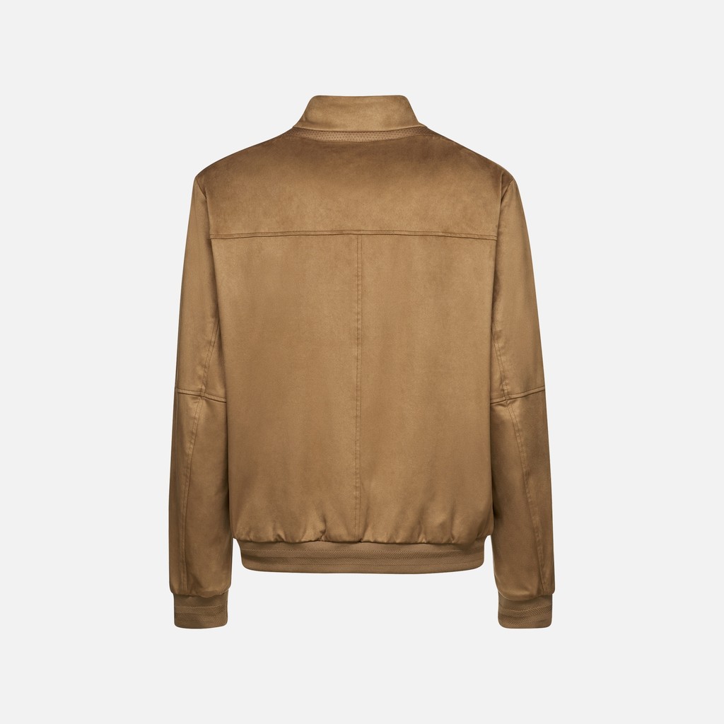 Bomber jacket BLAINEY MAN Dark Tannin - image number 4 | GEOX