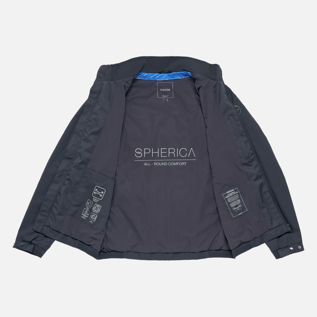 Mid-season jacket SPHERICA MAN Sky captain - image number 6 | GEOX