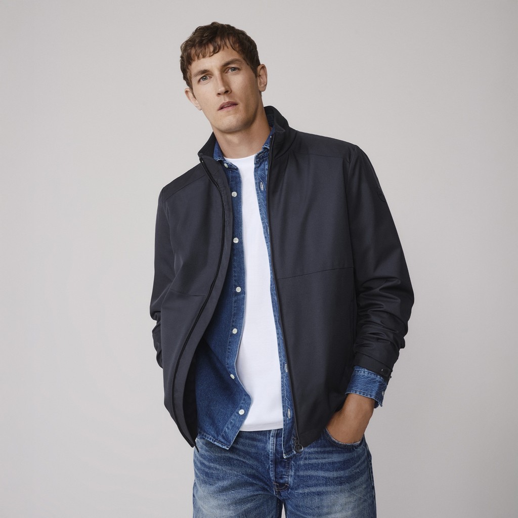 Veste mi-saison SPHERICA HOMME Bleu nuit - image number 0 | GEOX