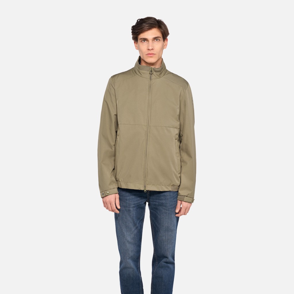 Veste mi-saison SPHERICA HOMME Vert kaki - image number 1 | GEOX