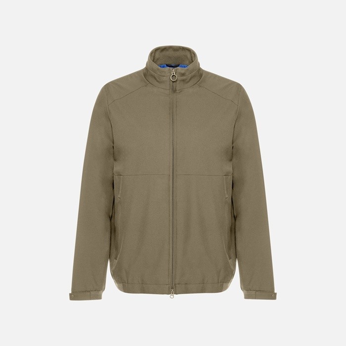 Mid-season jacket SPHERICA MAN Covert green | GEOX
