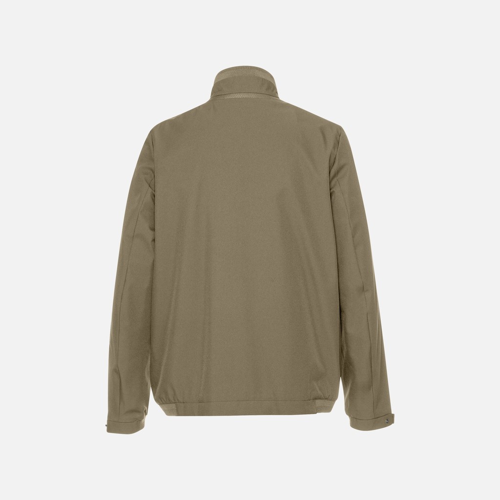 Mid-season jacket SPHERICA MAN Covert green - image number 2 | GEOX