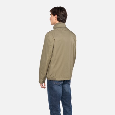 Veste mi-saison SPHERICA HOMME Vert kaki - image number 2 | GEOX