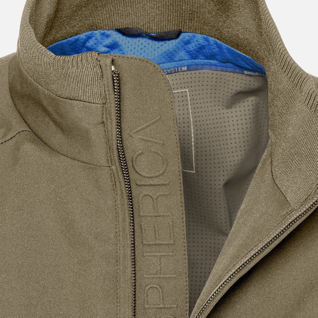 Mid-season jacket SPHERICA MAN Covert green - image number 4 | GEOX