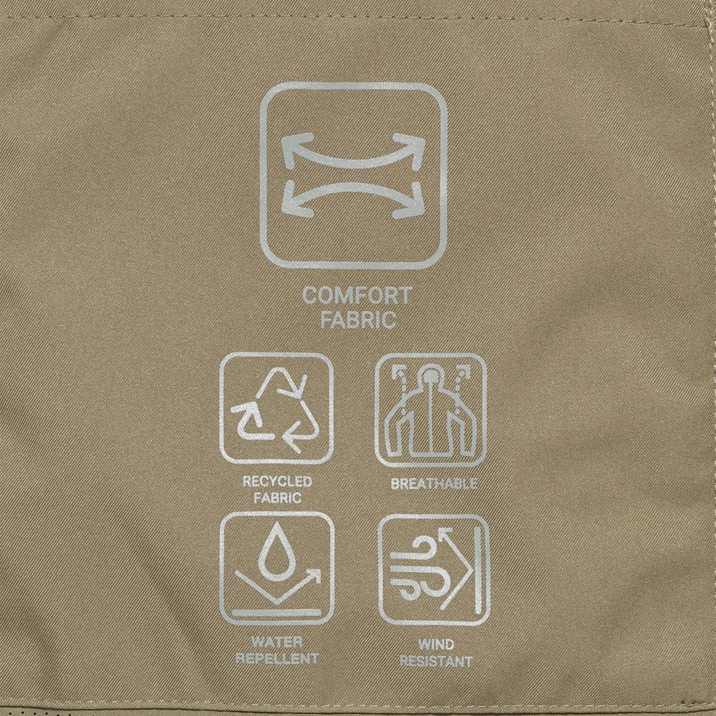 Veste mi-saison SPHERICA HOMME Vert kaki - image number 4 | GEOX