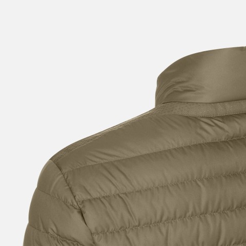 Short down jacket WARRENS MAN Covert green - image number 3 | GEOX