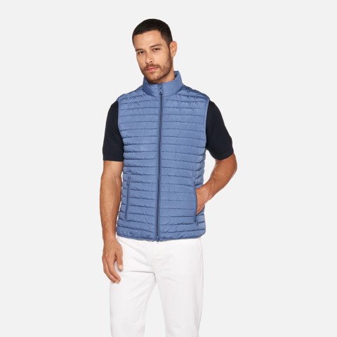 &Auml;rmellose Jacke WILMER HERR Kobaltblau - image number 1 | GEOX