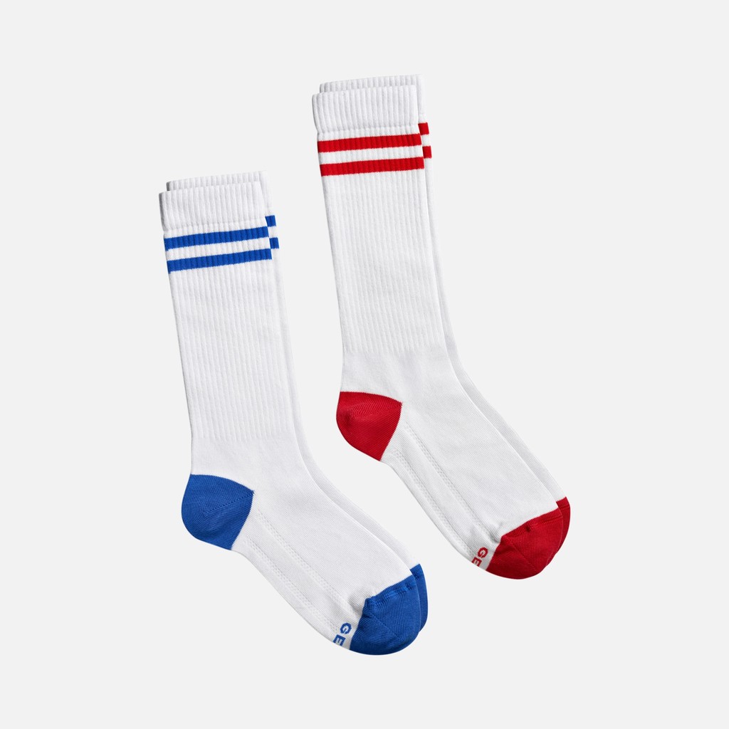 Ankle socks TWO-PACK SOCKS MAN White/Red/Royal - image number 1 | GEOX