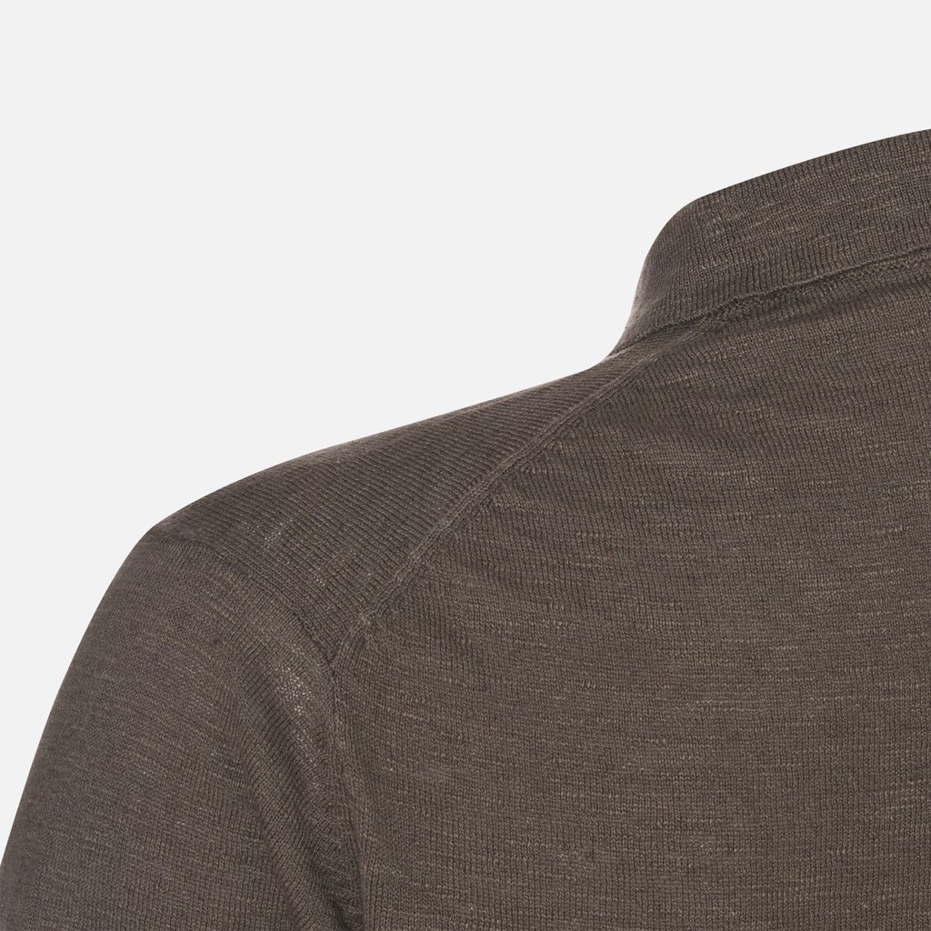 Polo shirt KNIT MAN Olive night - image number 7 | GEOX