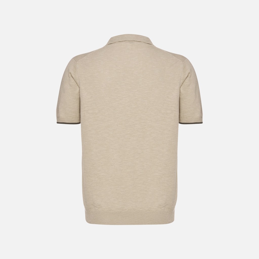 Polo shirt KNIT MAN Humus - image number 6 | GEOX