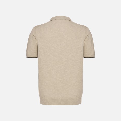 Polo shirt KNIT MAN Humus - image number 6 | GEOX