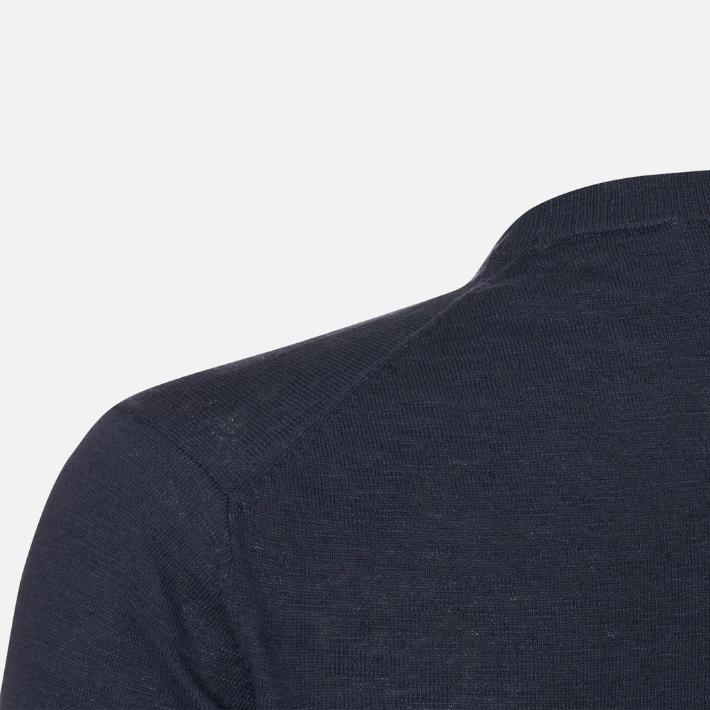 Crew-neck sweater KNIT MAN Sky captain - image number 7 | GEOX