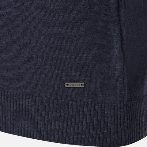 Crew-neck sweater KNIT MAN Sky captain - image number 8 | GEOX
