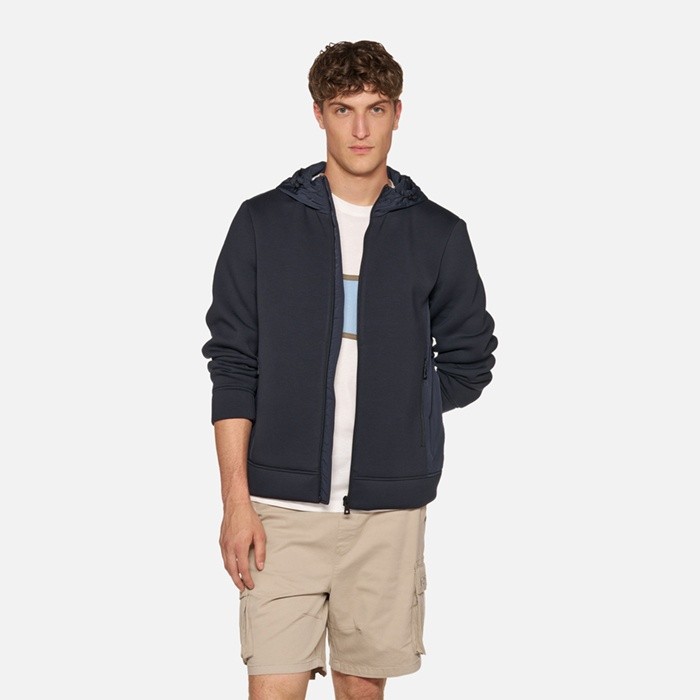 Hoodie SWEATER MAN Sky captain | GEOX