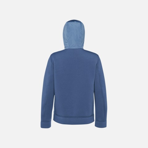 Hoodie SWEATER MAN Bijou Blue/Bijou Blue - image number 3 | GEOX