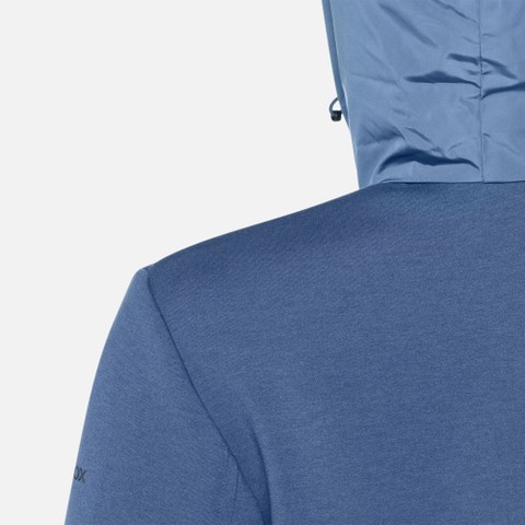 Hoodie SWEATER MAN Bijou Blue/Bijou Blue - image number 4 | GEOX
