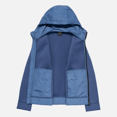 Hoodie SWEATER MAN Bijou Blue/Bijou Blue - image number 6 | GEOX